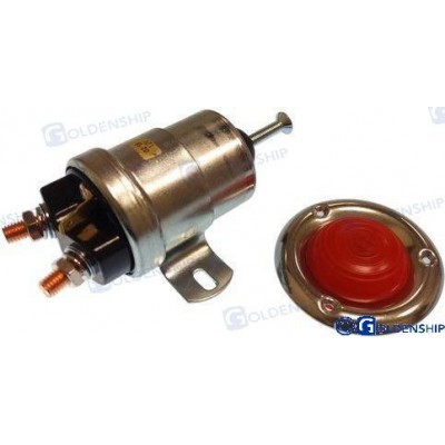 INTERRUPTOR DE PIE MOLINETE 12V ROJO