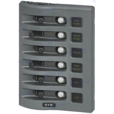 PANEL INTEMPERIE  6 P  GRIS  CB