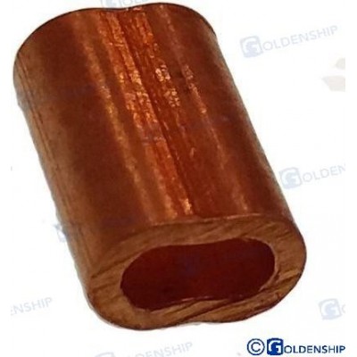 CASQUILLO BRONCE PCABLE 2MM. PACK 10