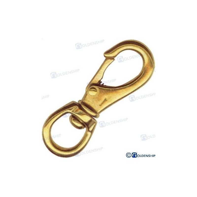 MOSQUETON BRONCE GIRAT. 82MM PACK 10