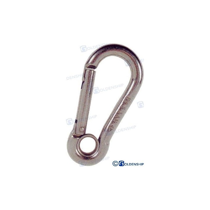 MOSQUETON CERRADO  5 MM PACK 20