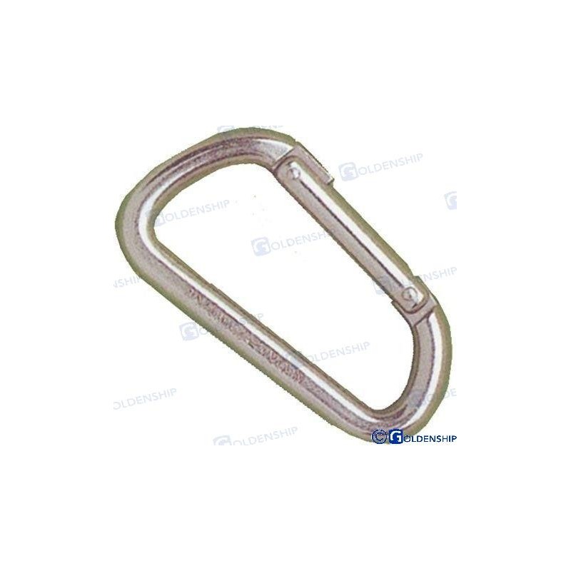 MOSQUETON ASIMETRICO 8MM PACK 5