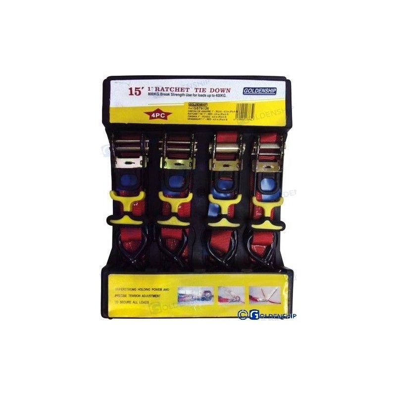 CINCHA DE AMARRE 1 - ROJO - 4