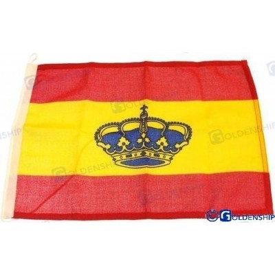 BANDERA ESPAÃ‘OLA  20X30 CCORONA