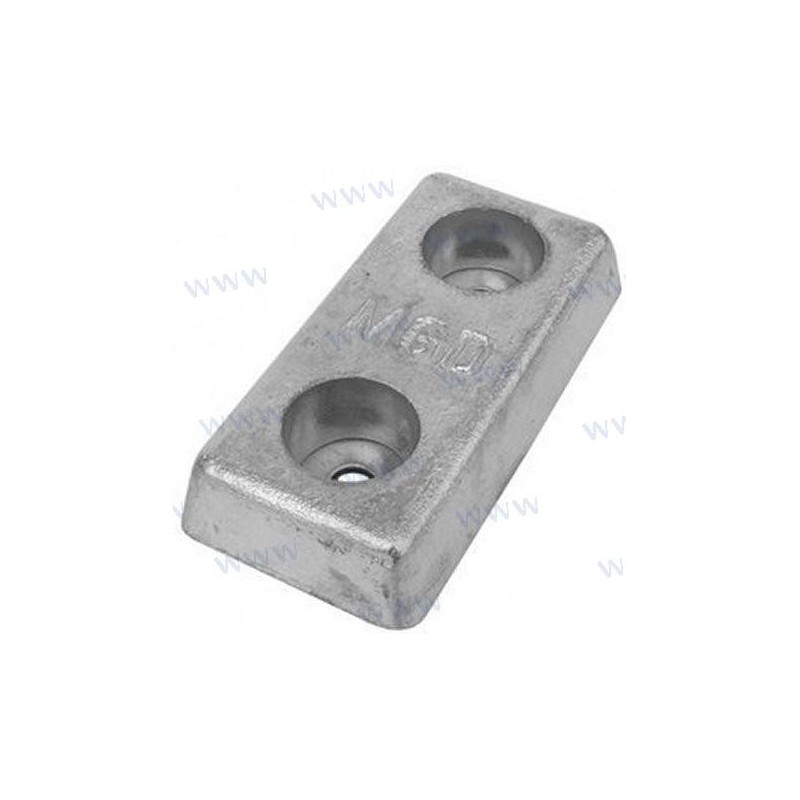 ANODO PLACA DE ZINC DE 4