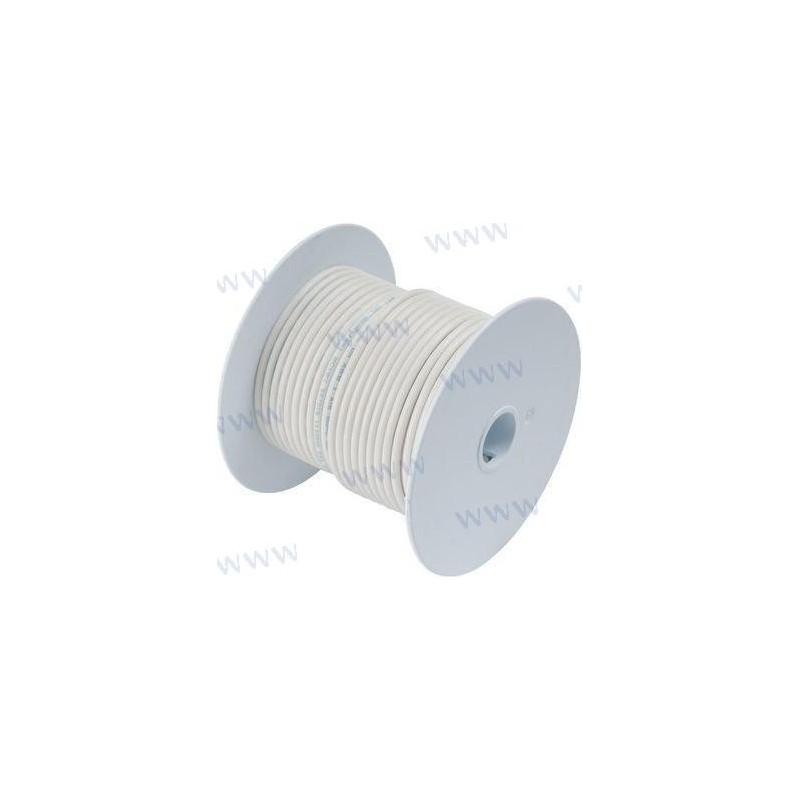 CABLE MARINO 16 AWG 1mmÂ²  Blanco -  7