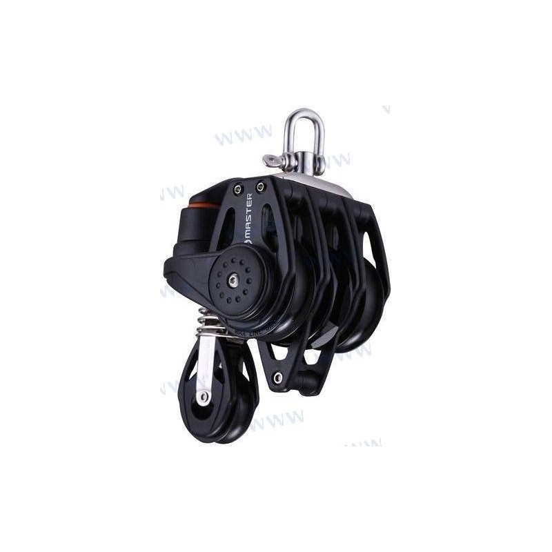 POLEA TRIPLE CMORDAZA Y ARRAIGO 40MM